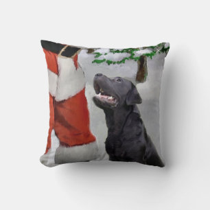 Coussin Labrador Retriever Christmas