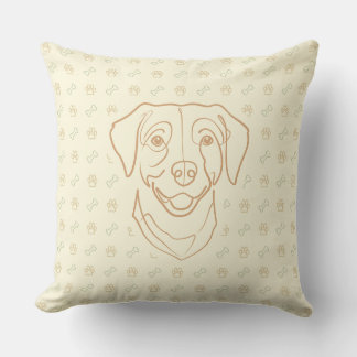 Coussin Labrador Retriever. Édition Bonheur !