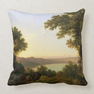 Coussin Lac Albano, Italie, 1777 (huile sur la toile)