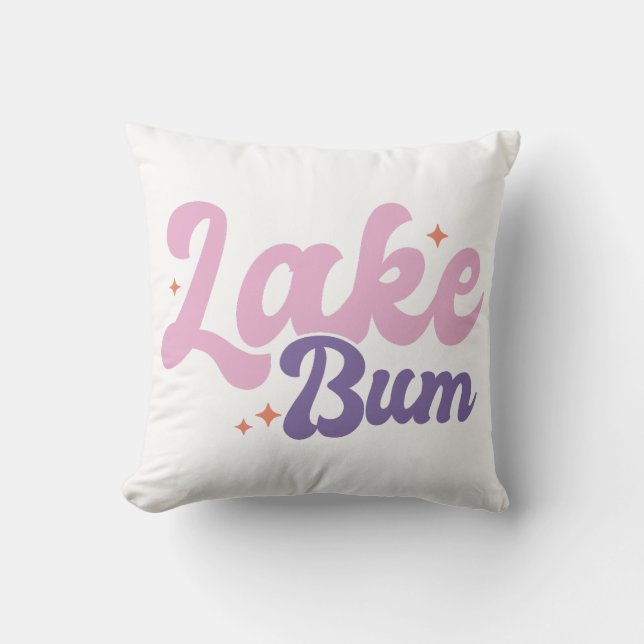 Coussin Lac Bum (Recto)