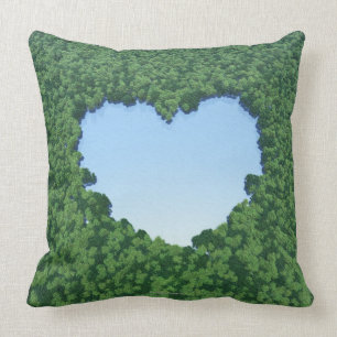 Coussin Lac en forme de coeur