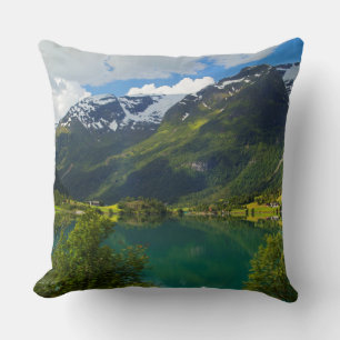 Coussin Lac Floen pittoresque, Norvège