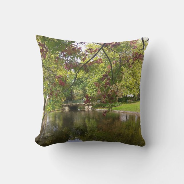 Coussin Lac Forest (Recto)