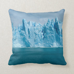 Coussin Lac, glace et ciel bleus