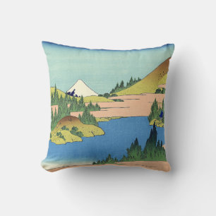 Coussin Lac Hokusai Hakone dans la province de Sagami