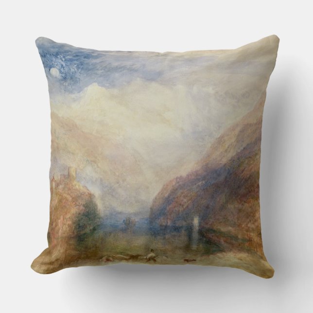 Coussin Lac joseph Mallord William Turner | de Brienz (Recto)