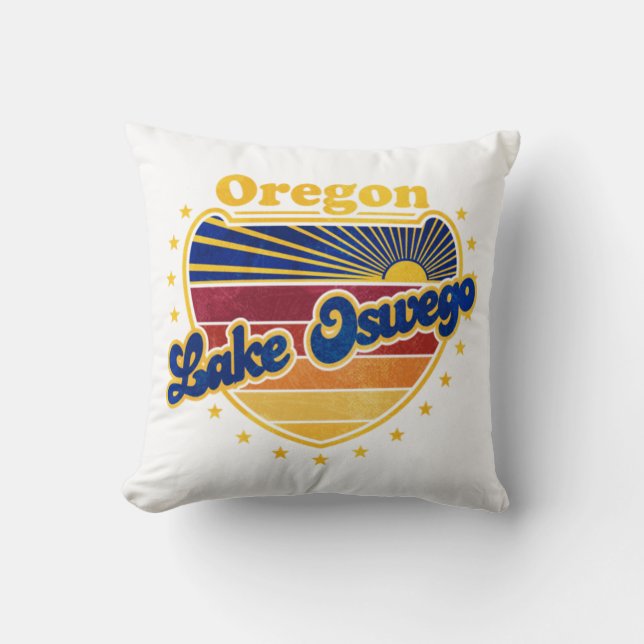Coussin Lac Oswego Oregon (Recto)