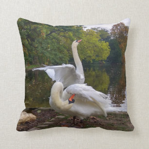 Coussin Lac Swan