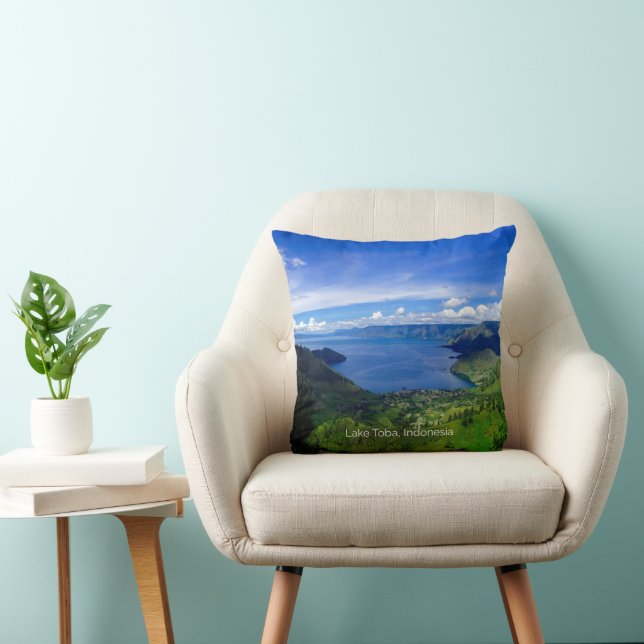 Coussin Lac Toba, Sumatra, Indonésie, (Chaise)