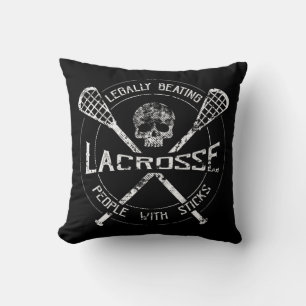 Coussin Lacrosse Battre Légalement Les Gens Avec Des Bâton