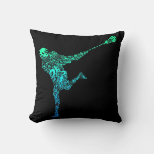 Coussin Lacrosse Joueur Jeunes Hommes Enfants Garçons