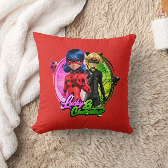Coussin Ladybug & Cat Noir | Lucky & Charming (Couverture)