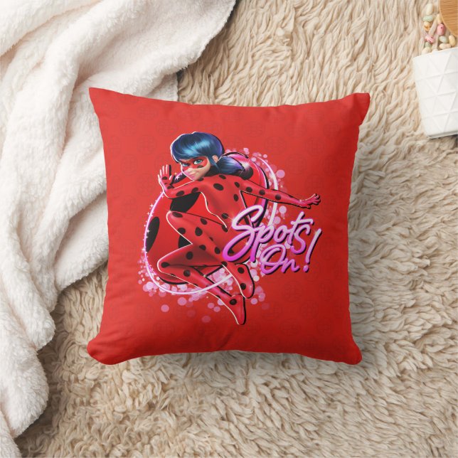 Coussin Ladybug miraculeux | Spots Sur Graphic (Couverture)