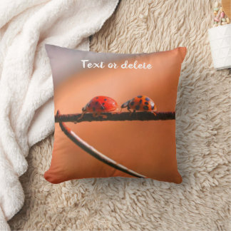 Coussin Ladybugs Suivre Le Leader Personnalisé