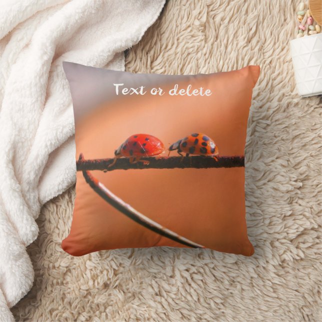 Coussin Ladybugs Suivre Le Leader Personnalisé  (Couverture)