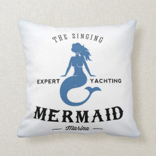 Coussin L'affiche de sirène de chant
