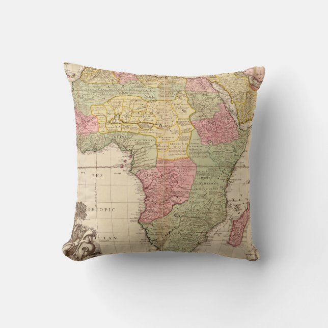 Coussin L'Afrique circa 1725 (Recto)