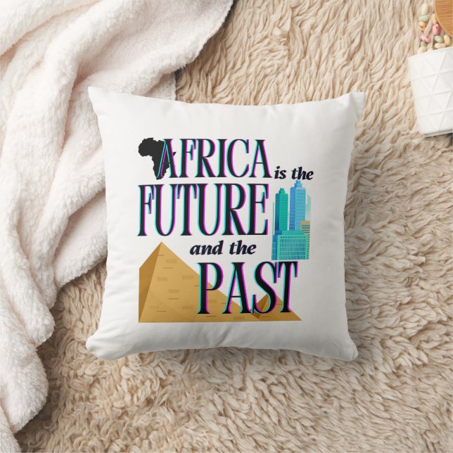 Coussin L'Afrique est le futur et le passé |  (Couverture)
