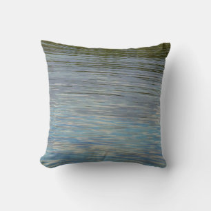 Coussin Lagune de Mangrove Eau Bleu Caraïbe