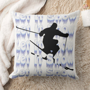 Coussin Laisser Il Skier De Neige Décor