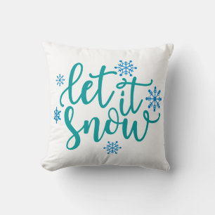 Coussin Laisser neiger les flocons de neige