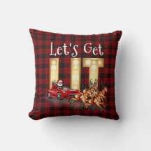 Laissons LIT Père Noël Drives A Sport Car Buffalo