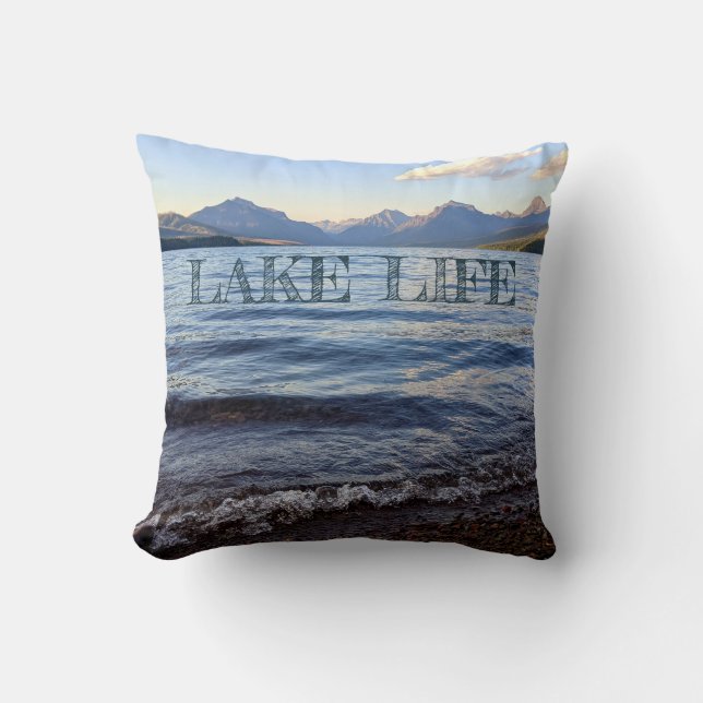 Coussin Lake Life (Recto)