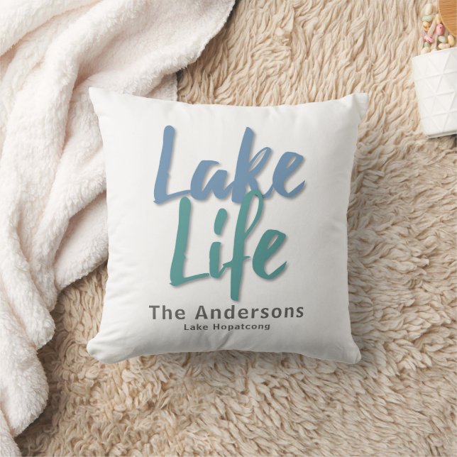Coussin Lake Life (Couverture)