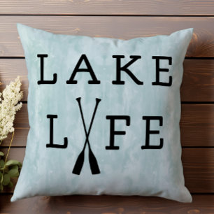 Coussin Lake Life Amusement Blue Water Summer House