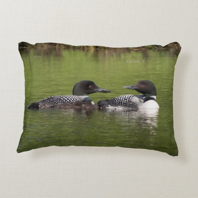 Coussin Lake Nettie Loons (Dos)