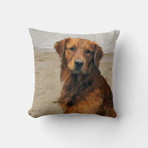 Coussin Lakeside Golden Retriever