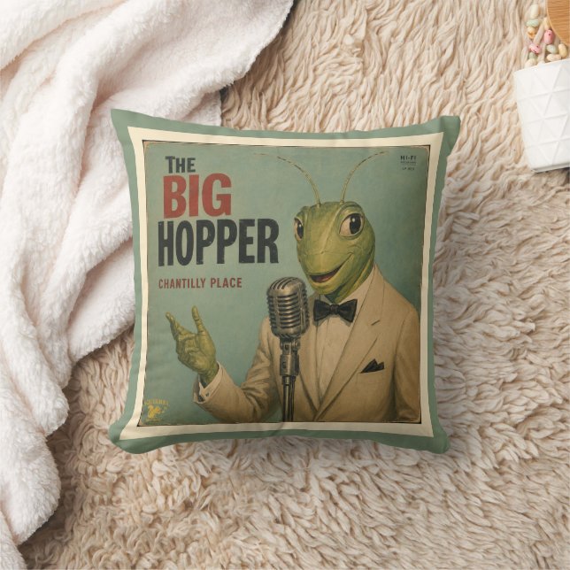 Coussin L'album de The Big Hopper : une parodie (Couverture)