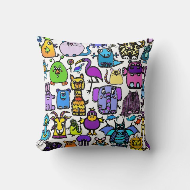 coussin "l'alphabet" (Recto)