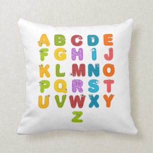Coussin L'alphabet des enfants