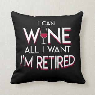 Coussin L'amateur de vin de retraite peut Wine tout
