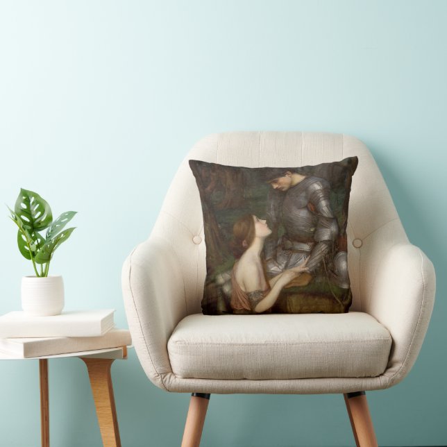 Coussin Lamia et le Soldat par John William Waterhouse (Chaise)