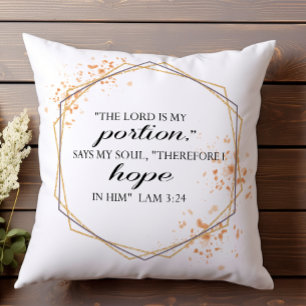 Coussin Lamination 324 Le Seigneur est mon verset biblique