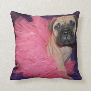 Coussin L'amour Bullmastiff TU-TU de despote se reposent
