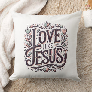 Coussin L'amour comme Jésus