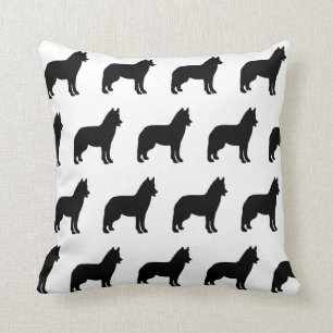 Coussin L'amour des chiens Husky de Sibérie