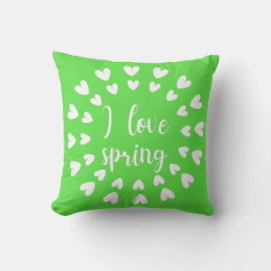 Coussin L'Amour du Printemps, Petits Coeurs