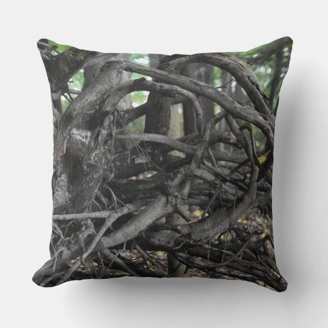 Coussin L'amour d'un arbre tombé (Recto)