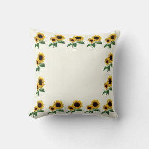 Coussin L'amour d'une maman tournesol