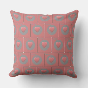 Coussin L'amour en boîte en rose