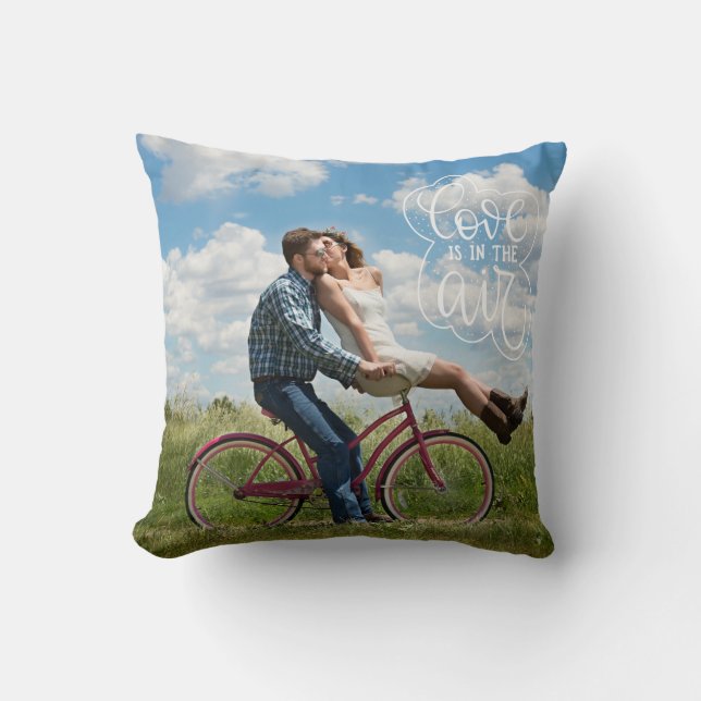 Coussin L'amour est dans l'air - Photo (Recto)