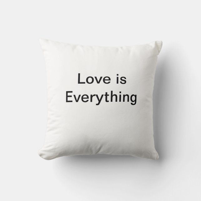 Coussin L'amour est tout (Recto)