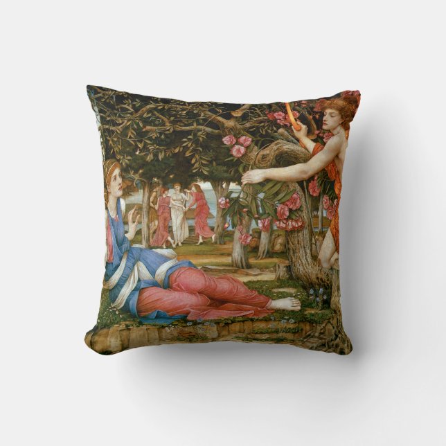 Coussin L'Amour et la Jeune Fille (Recto)