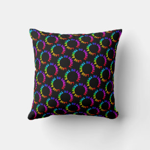 Coussin L'amour ne connaît pas de limites Cercle arc-en-ci