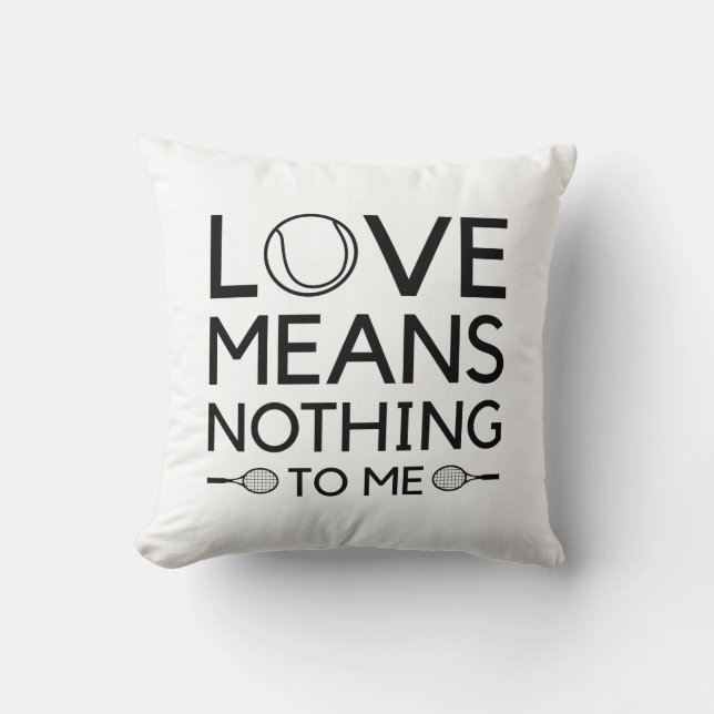 Coussin L'Amour Ne Signifie Rien Pour Moi (Recto)