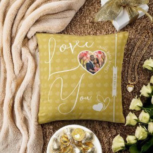 Coussin L'amour personnalisé Vous pour la Saint Valentin